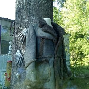 This is a real sheep skin coat